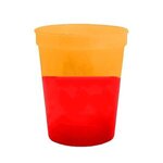 Cups-On-The-Go-16 oz. Cool Color Change Stadium Cup - Orange-red