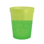 Cups-On-The-Go-16 oz. Cool Color Change Stadium Cup - Yellow-green