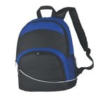 Curve Backpack - Royal Blue With Black