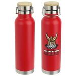 Cusano 22 oz Vacuum Insulated Stainless Steel Bottle with Ba - Medium Red