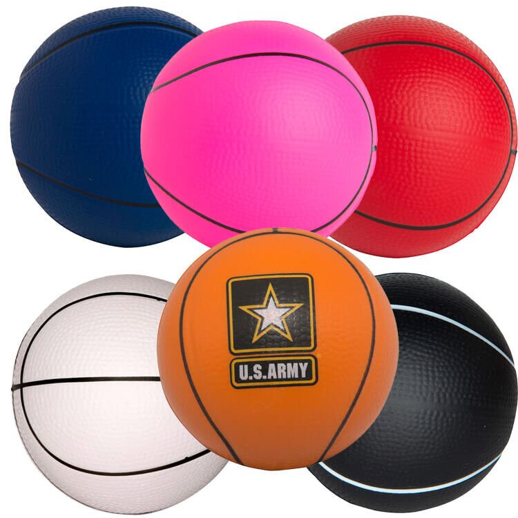 Main Product Image for Custom Basketball Squeezies (R) Stress Reliever