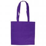 Custom Cotton Tote Bag - Purple