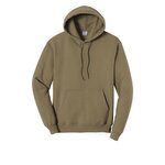 Custom Designed Pullover Hooded Sweatshirt - 50/50 Cotton/Poly - Coyote Brown