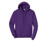 Custom Designed Pullover Hooded Sweatshirt - 50/50 Cotton/Poly - Team Purple