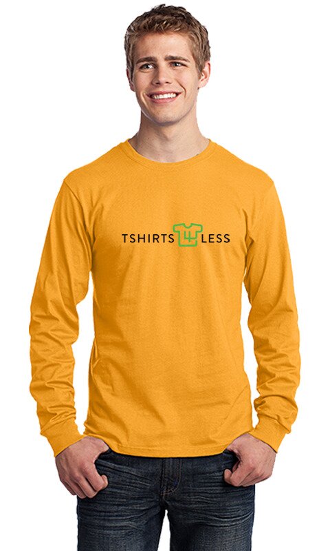 Main Product Image for Custom Designed T-Shirt - Long Sleeve 100% Cotton