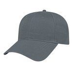 Custom Embroidered Full Fabric Price Buster Cap - Charcoal