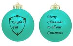 Custom Flat Fundraising Shatterproof Ornaments -  