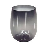 Custom Imprinted 12 oz. Recycled Stemless Wine Glass - Smoke