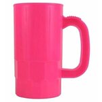 Custom Imprinted 14 oz. Beer Stein (2 Side), Full Color 2-Sided - Neon Pink