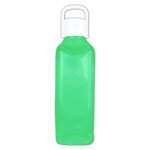 Custom Imprinted 24 oz. Classic Edge Bottle Handle Full Color - Translucent Green