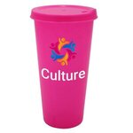 Custom Imprinted 26 oz. Tumbler with Lid Full Color -  