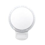 Custom Imprinted Computer LED Ring Light Full Color - White