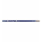 Custom Imprinted Glisten Design Pencil - Blue