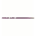Custom Imprinted Glisten Design Pencil - Purple