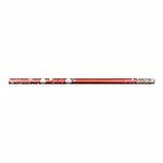 Custom Imprinted Glisten Design Pencil - Red