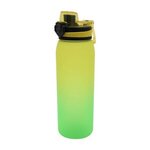 Custom Imprinted Halcyon 30 oz. Ombre Sport Bottle, Full Color - Yellow To Green
