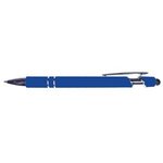 Custom Imprinted Halcyon(R) York Pen/Stylus, Full Color - Blue