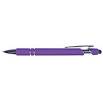 Custom Imprinted Halcyon(R) York Pen/Stylus, Full Color - Purple