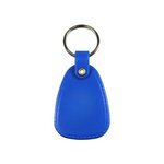 Custom Imprinted MicroHalt Western Saddle Key Tag, Full Color - Blue
