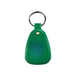 Custom Imprinted MicroHalt Western Saddle Key Tag, Full Color - Green