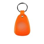 Custom Imprinted MicroHalt Western Saddle Key Tag, Full Color - Neon Green
