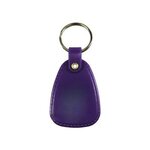 Custom Imprinted MicroHalt Western Saddle Key Tag, Full Color - Purple