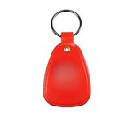 Custom Imprinted MicroHalt Western Saddle Key Tag, Full Color - Red