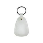 Custom Imprinted MicroHalt Western Saddle Key Tag, Full Color - White