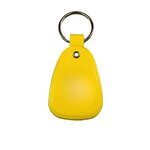 Custom Imprinted MicroHalt Western Saddle Key Tag, Full Color - Yellow