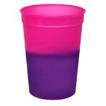 Custom Imprinted Mood(TM) 12 oz. Stadium Cup, Full Color Digital - Pink to Purple