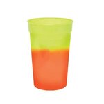 Custom Imprinted Mood(TM) 12 oz. Stadium Cup, Full Color Digital - Yellow to Orange