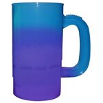 Custom Imprinted Mood(TM) 14 oz. Beer Stein 1 Side, Full Color - Blue to Purple