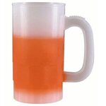 Custom Imprinted Mood(TM) 14 oz. Beer Stein 1 Side, Full Color - Frosted to Orange