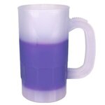 Custom Imprinted Mood(TM) 14 oz. Beer Stein 1 Side, Full Color - Frosted to Purple