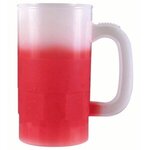 Custom Imprinted Mood(TM) 14 oz. Beer Stein 1 Side, Full Color - Frosted To Red