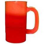 Custom Imprinted Mood(TM) 14 oz. Beer Stein 1 Side, Full Color - Orange To Tropical Red