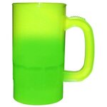 Custom Imprinted Mood(TM) 14 oz. Beer Stein 1 Side, Full Color - Yellow To Green