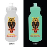 Custom Imprinted Nite Glow Value Cycle Bottle 20 oz. Full Color -  