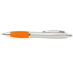 Custom Imprinted Pen - Emissary Click Pen - Orange-silver
