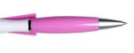 Custom Imprinted Pen - MopTopper Superhero Pen - Pink Super Girl