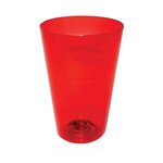 Custom Imprinted Plastic Pint Glass 16 oz. - Red