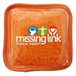 Custom Imprinted Plush Square Gel Bead Hot/Cold Pack Full Color -  