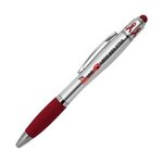 Custom Imprinted Ribbon Spin Top Pen with Stylus Full Color -  