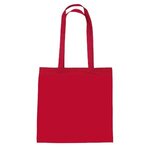 Custom Printed 4 oz. Cotton Tote Bag Full Color - Red