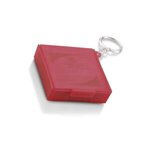 Custom Printed Alcohol Prep Wipe Kit 10 Pc - Translucent Red