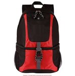 Custom Printed Backpack Cooler - Red