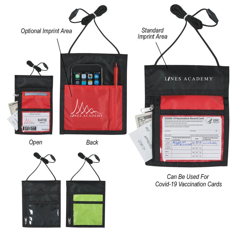 Main Product Image for Custom Printed Badge Holder Neck Wallet