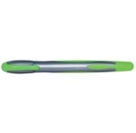Custom Printed Double Injection Highlighter - Silver With Green