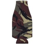 Custom Printed Foam Collapsible Bottle Coolie - Camo