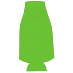 Custom Printed Foam Collapsible Bottle Coolie - Lime